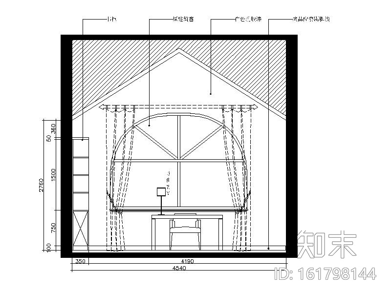 现代风格别墅样板房设计CAD施工图（含效果图）cad施工图下载【ID:161798144】