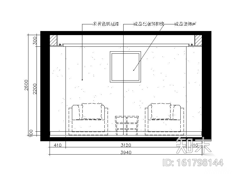 现代风格别墅样板房设计CAD施工图（含效果图）cad施工图下载【ID:161798144】