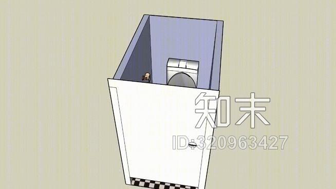 立体厕所SU模型下载【ID:320963427】