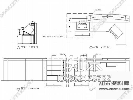 图块/节点写字楼接待台节点CAD图块下载施工图下载【ID:832178722】