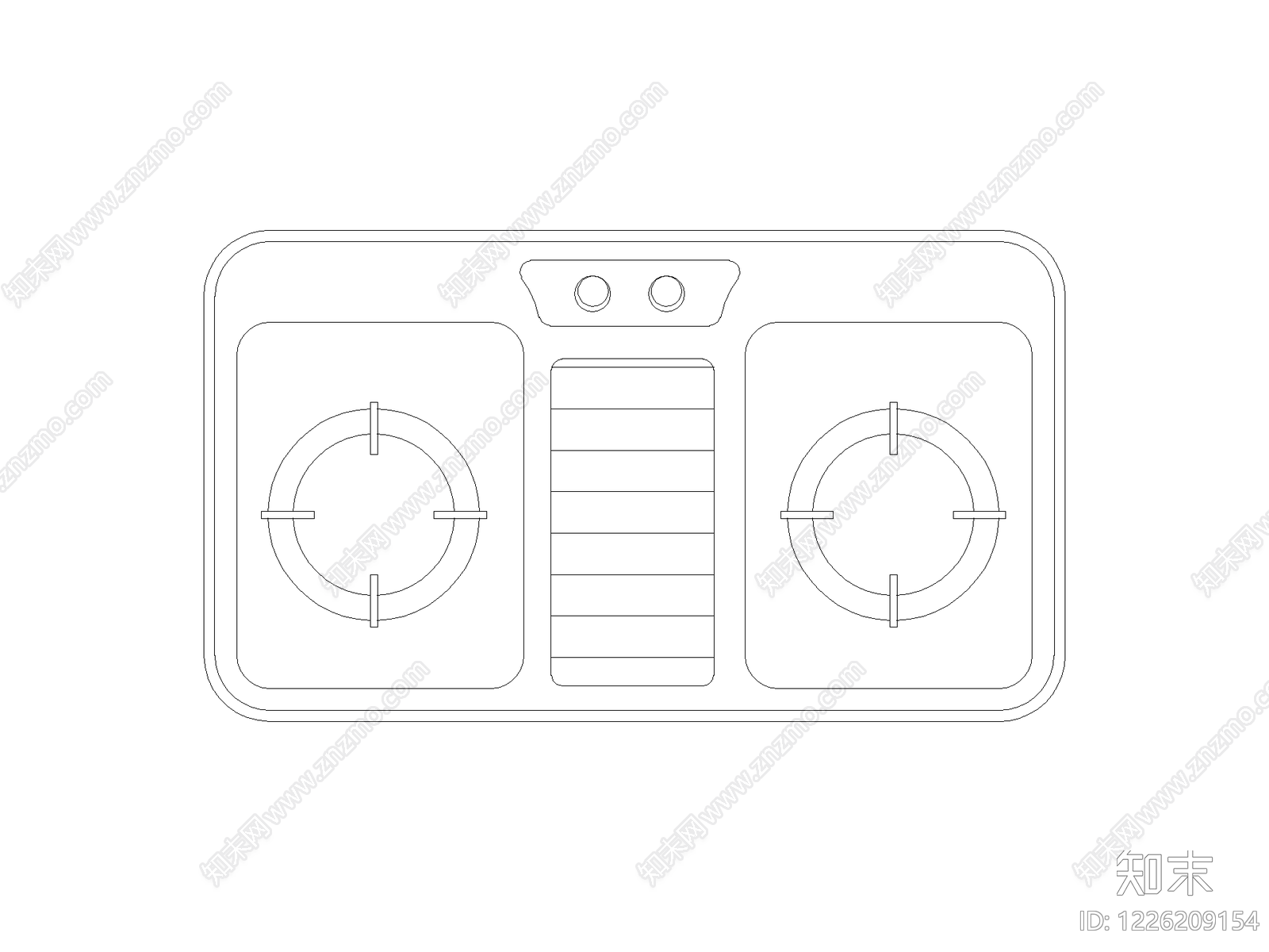 厨房设施CAD图纸
