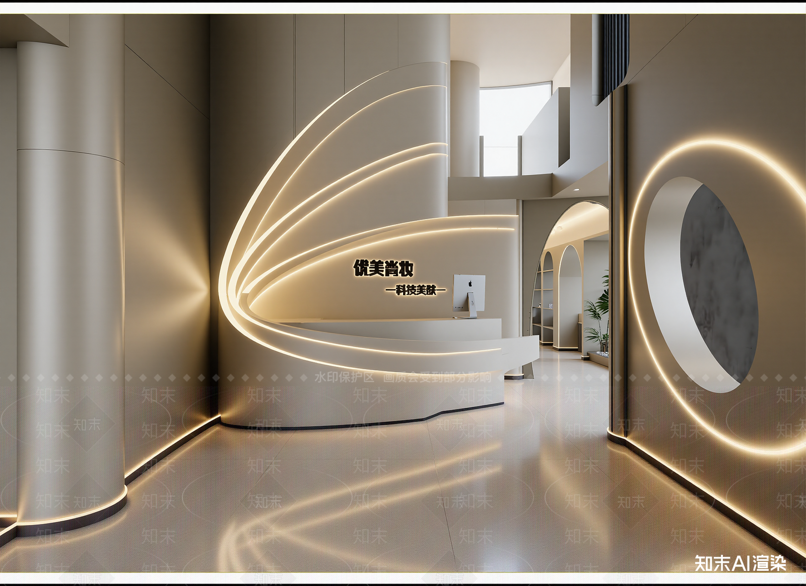 现代科技展厅3D模型下载【ID:1214788182】