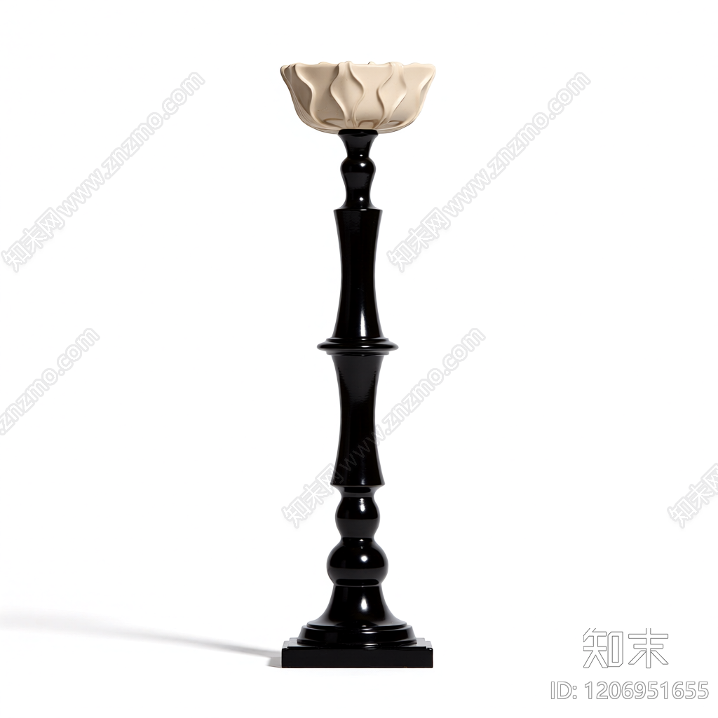 雕花立柱装饰台3D模型下载【ID:1206951655】
