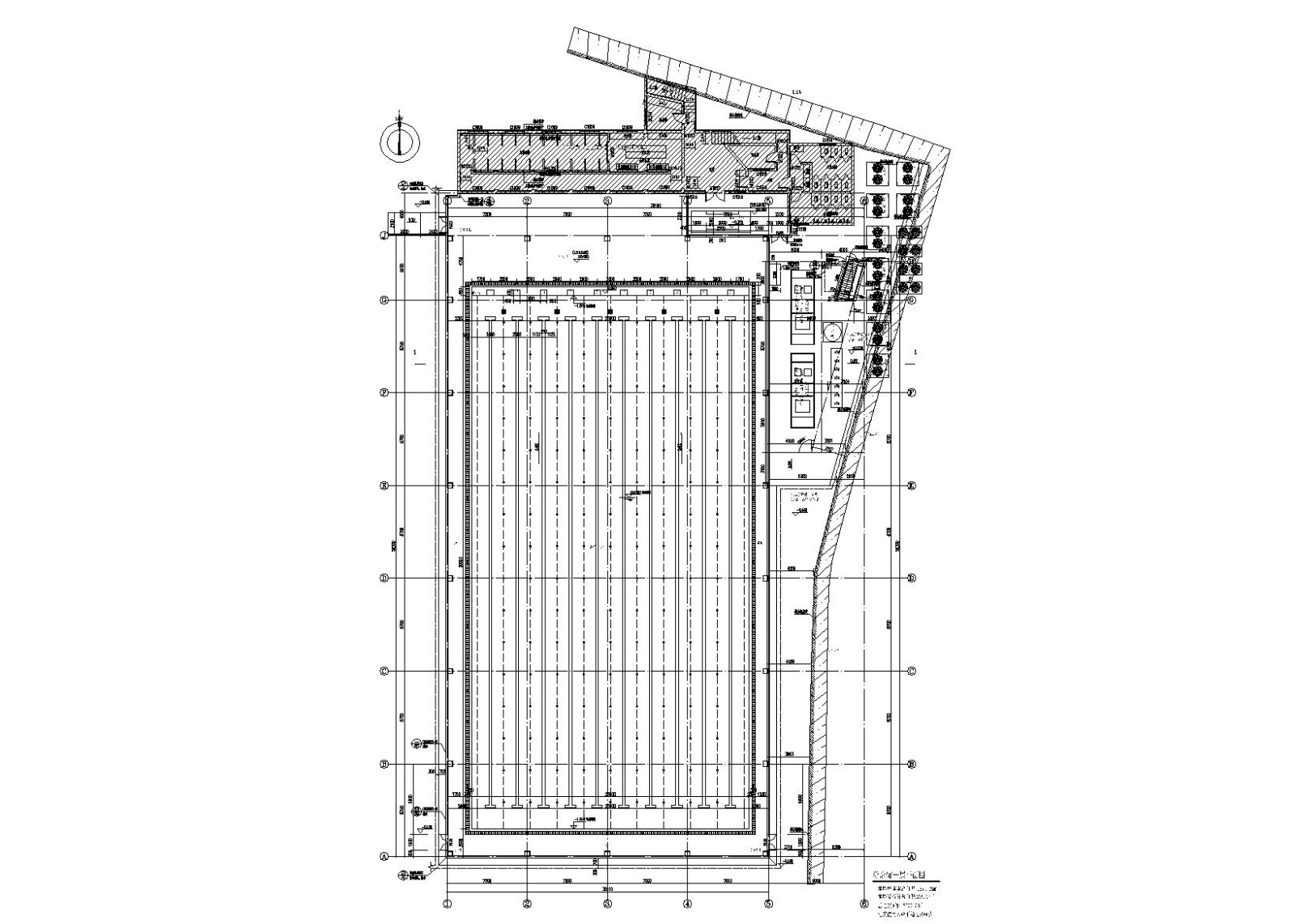 贵州某女子职业学校游泳馆建筑施工图cad施工图下载【ID:160726157】