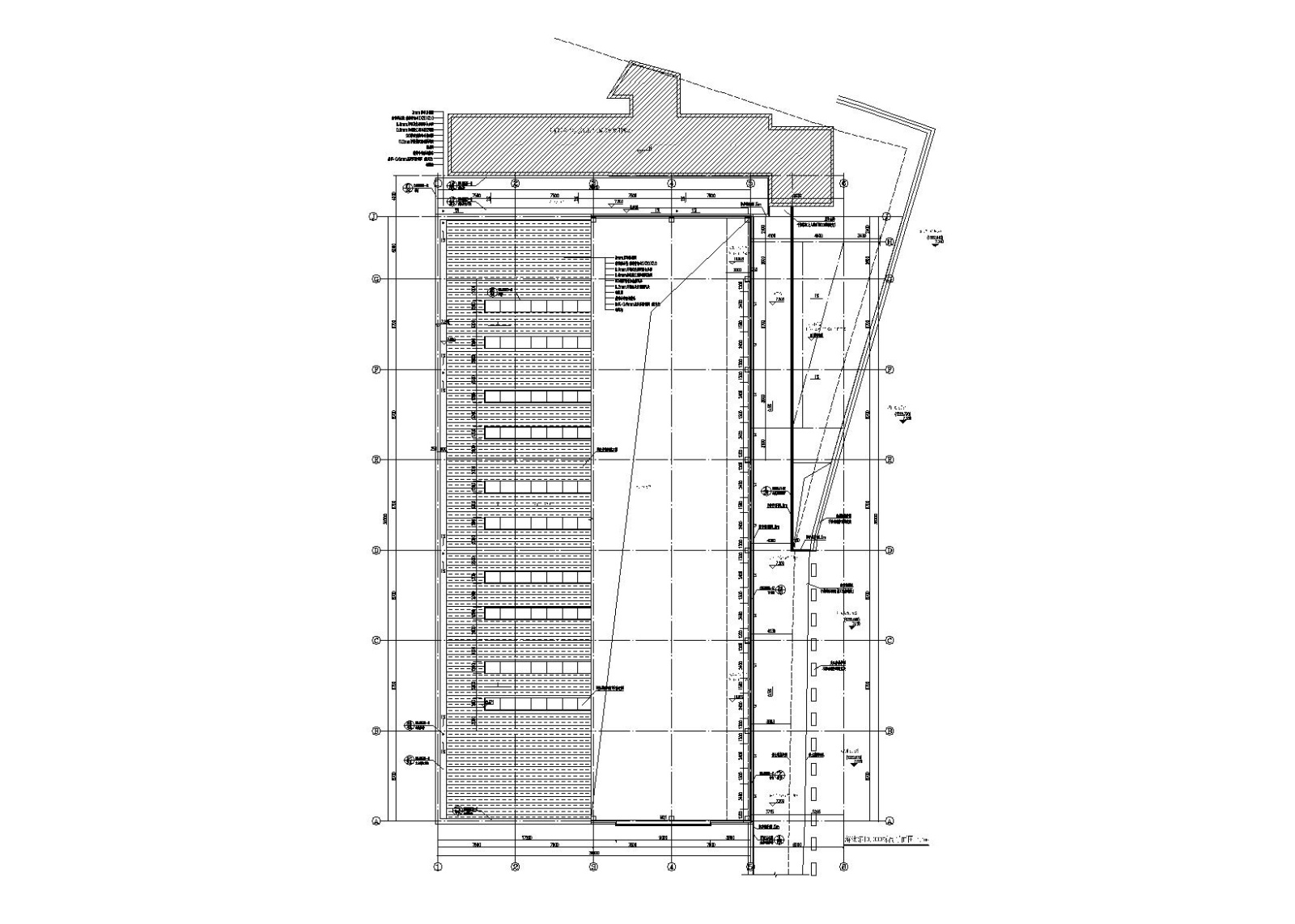 贵州某女子职业学校游泳馆建筑施工图cad施工图下载【ID:160726157】