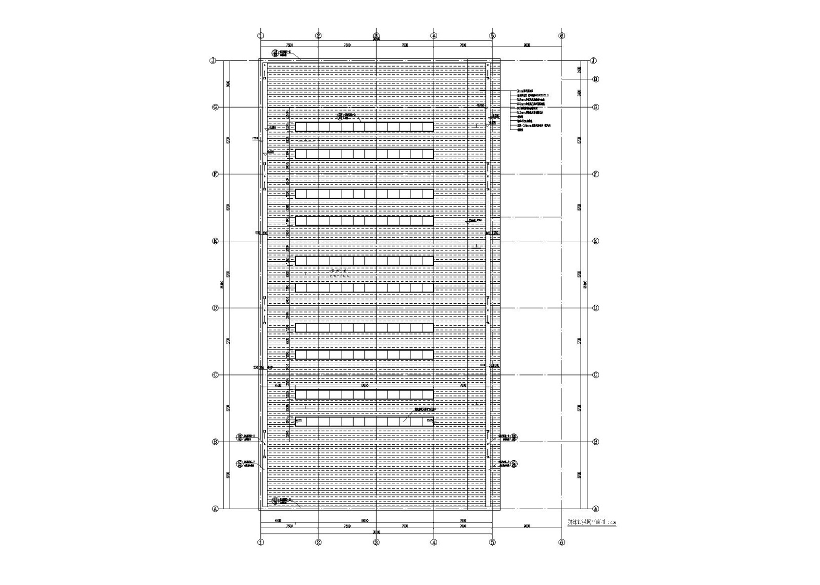 贵州某女子职业学校游泳馆建筑施工图cad施工图下载【ID:160726157】