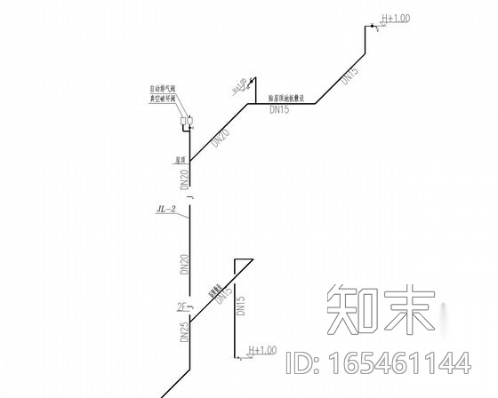 [广东]多层办公楼给排水消防施工图（喷淋系统）cad施工图下载【ID:165461144】