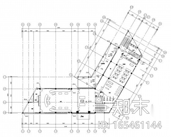 [广东]多层办公楼给排水消防施工图（喷淋系统）cad施工图下载【ID:165461144】