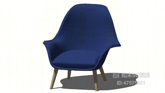 休闲椅SU模型下载【ID:919281448】