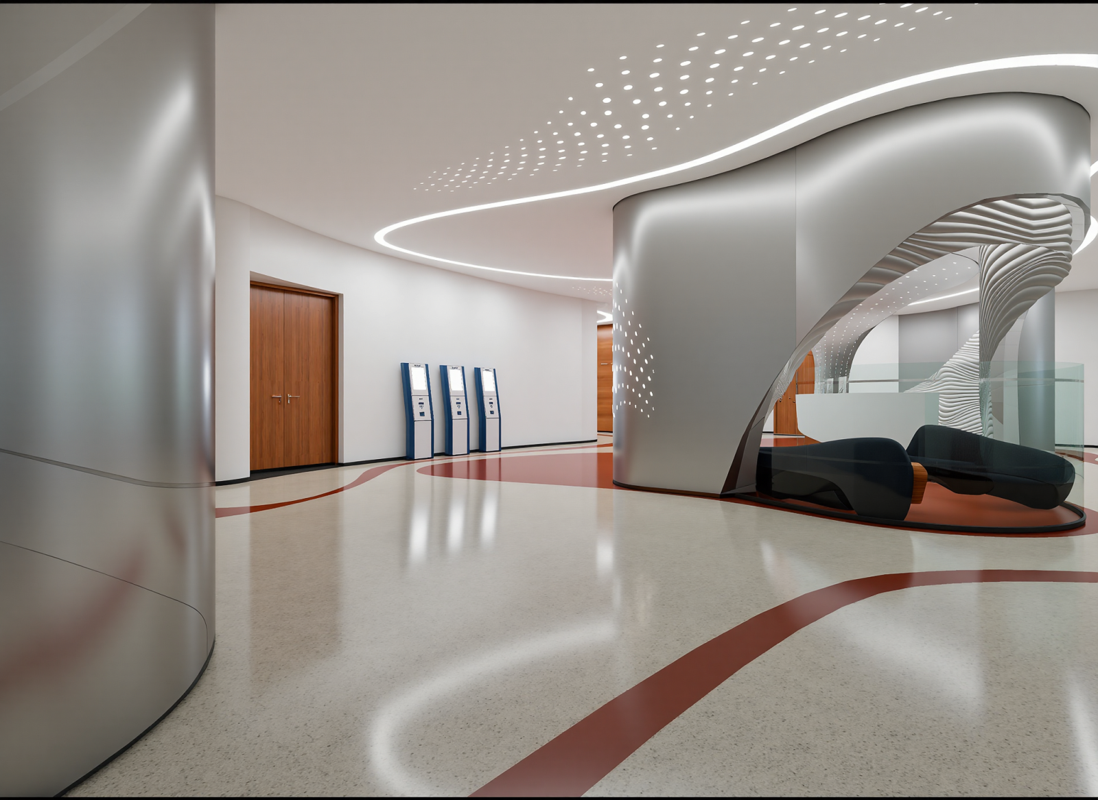 现代银行3D模型下载【ID:1215101387】