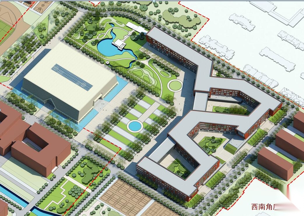 [河北]邢台市某学院建筑方案设计文本PPT（123页）cad施工图下载【ID:167640151】