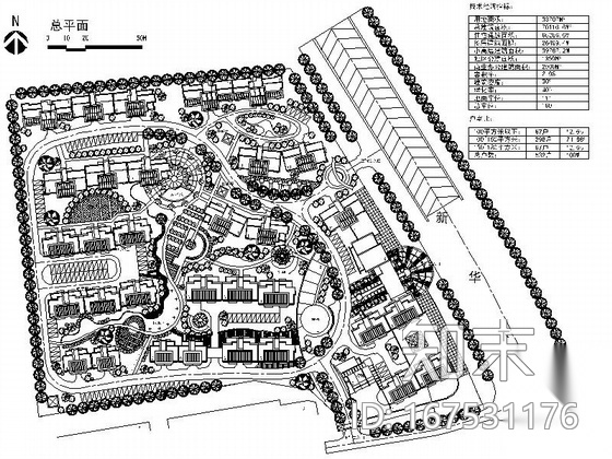 [武汉]某居住小区规划设计方案施工图下载【ID:167531176】