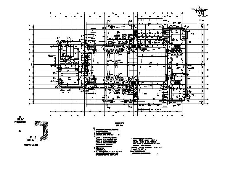 [山西]螺旋状金属屋面县级演出大剧院建筑施工图cad施工图下载【ID:160725155】