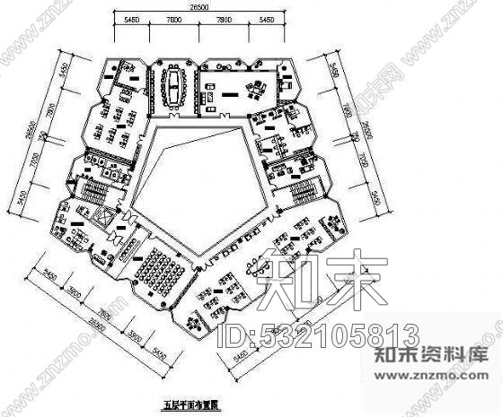施工图某信息公司办公室装修图cad施工图下载【ID:532105813】