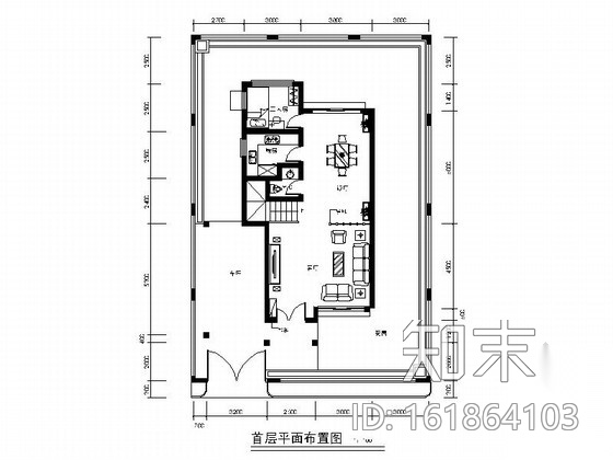 [广州]环境优美洋房区高档三层别墅装修图施工图下载【ID:161864103】