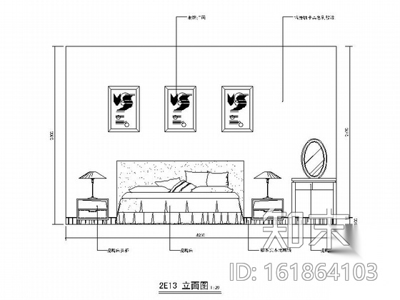 [广州]环境优美洋房区高档三层别墅装修图施工图下载【ID:161864103】