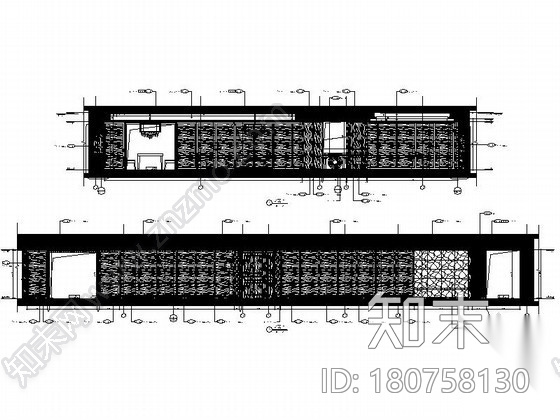 新古典超大精致五居室样板房施工图（含效果）施工图下载【ID:180758130】