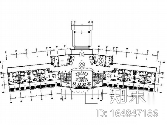 [中山]三层高尔夫练习场室内装修CAD施工图（含施工现场...施工图下载【ID:164847186】