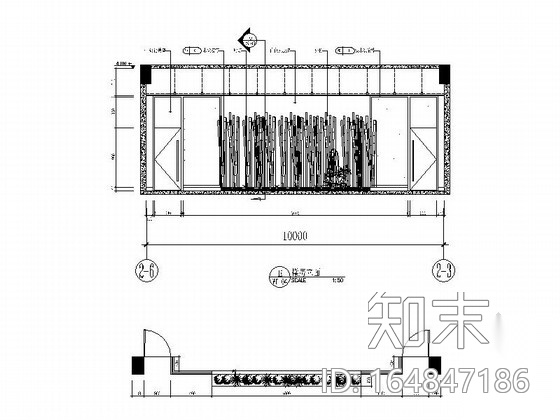 [中山]三层高尔夫练习场室内装修CAD施工图（含施工现场...施工图下载【ID:164847186】