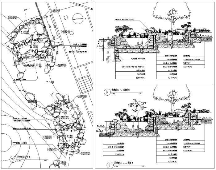 [湖南]滨湖生态长廊湿地公园景观绿化设计全套施工图（...施工图下载【ID:161013140】