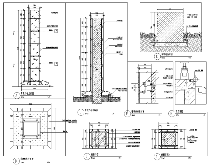 [湖南]滨湖生态长廊湿地公园景观绿化设计全套施工图（...施工图下载【ID:161013140】