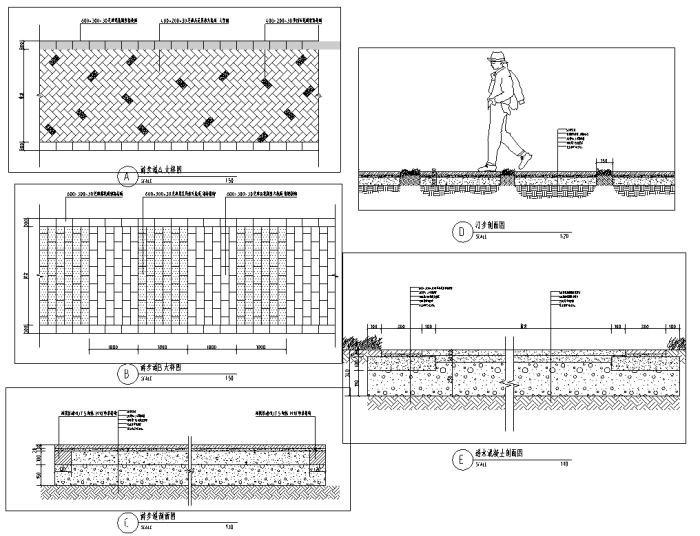 [湖南]滨湖生态长廊湿地公园景观绿化设计全套施工图（...施工图下载【ID:161013140】