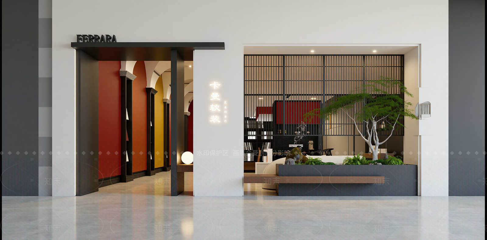 现代家具展厅3D模型下载【ID:1214575866】