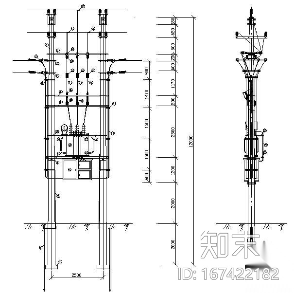 10KV及0.4KV线路工程常用详图施工图下载【ID:167422182】