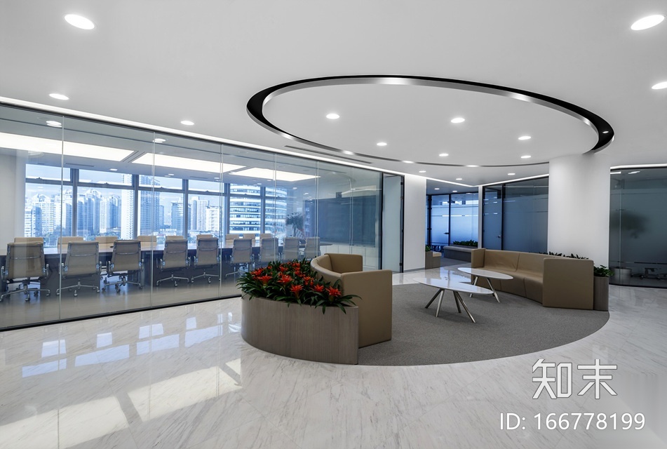 Mi2奔驰办公空间_设计方案+家具方案+实景cad施工图下载【ID:166778199】