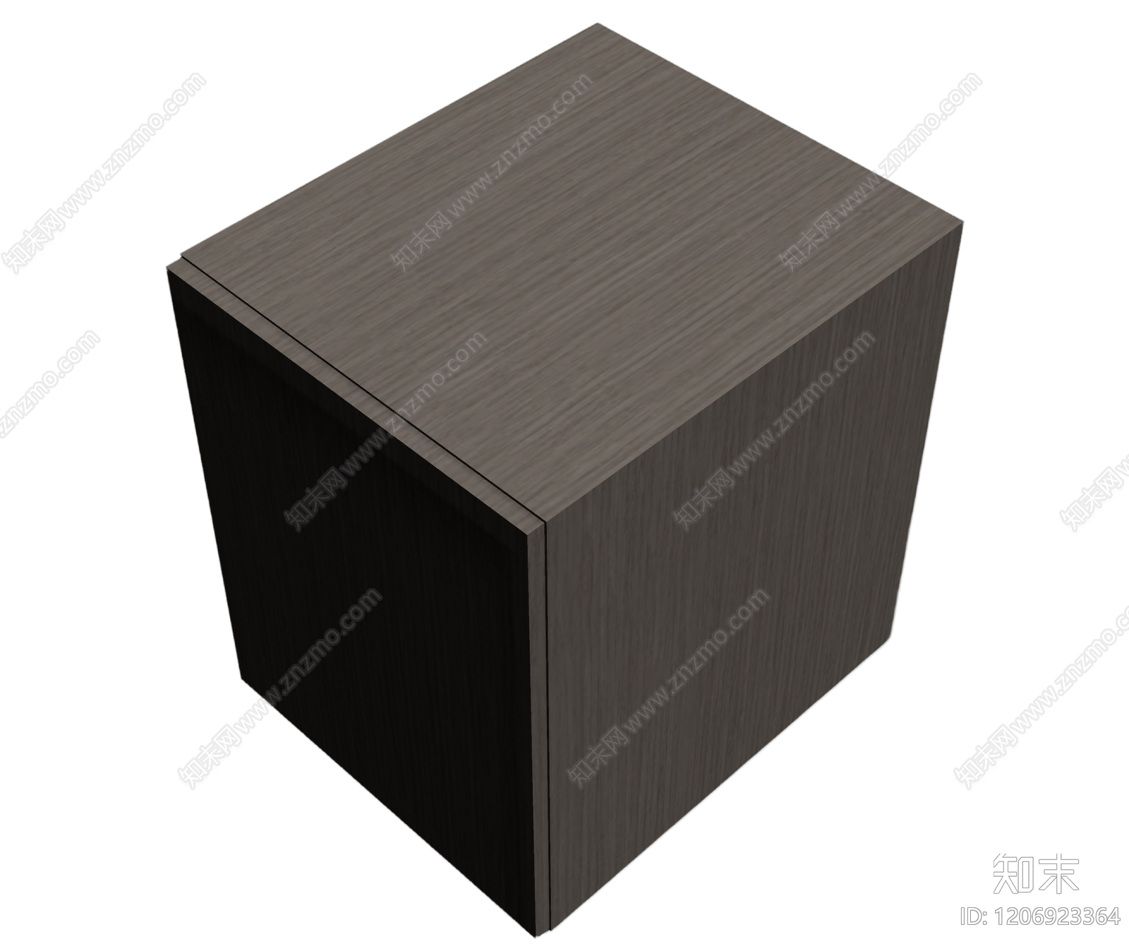 木纹柜体组件3D模型下载【ID:1206923364】