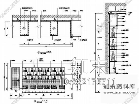 图块/节点大堂酒柜详图施工图下载【ID:832175711】
