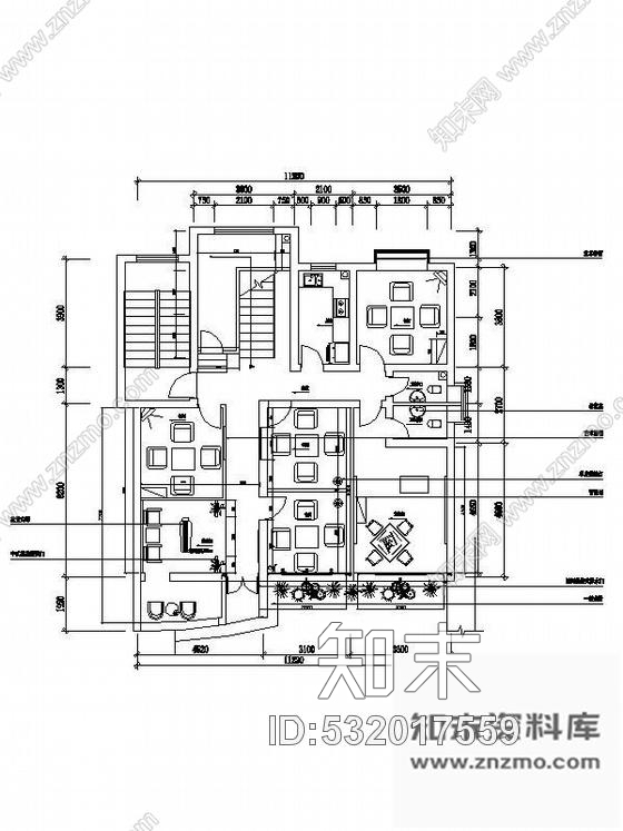 施工图明慧春园茶庄装修图cad施工图下载【ID:532017559】