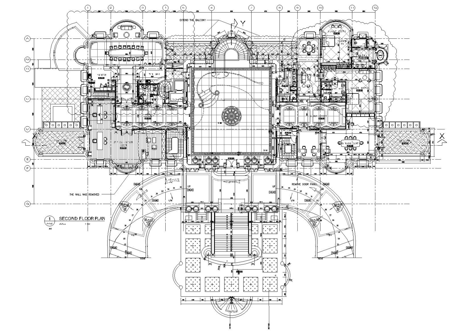 法国五层欧式独栋会所建筑施工图+实景图施工图下载【ID:160733131】