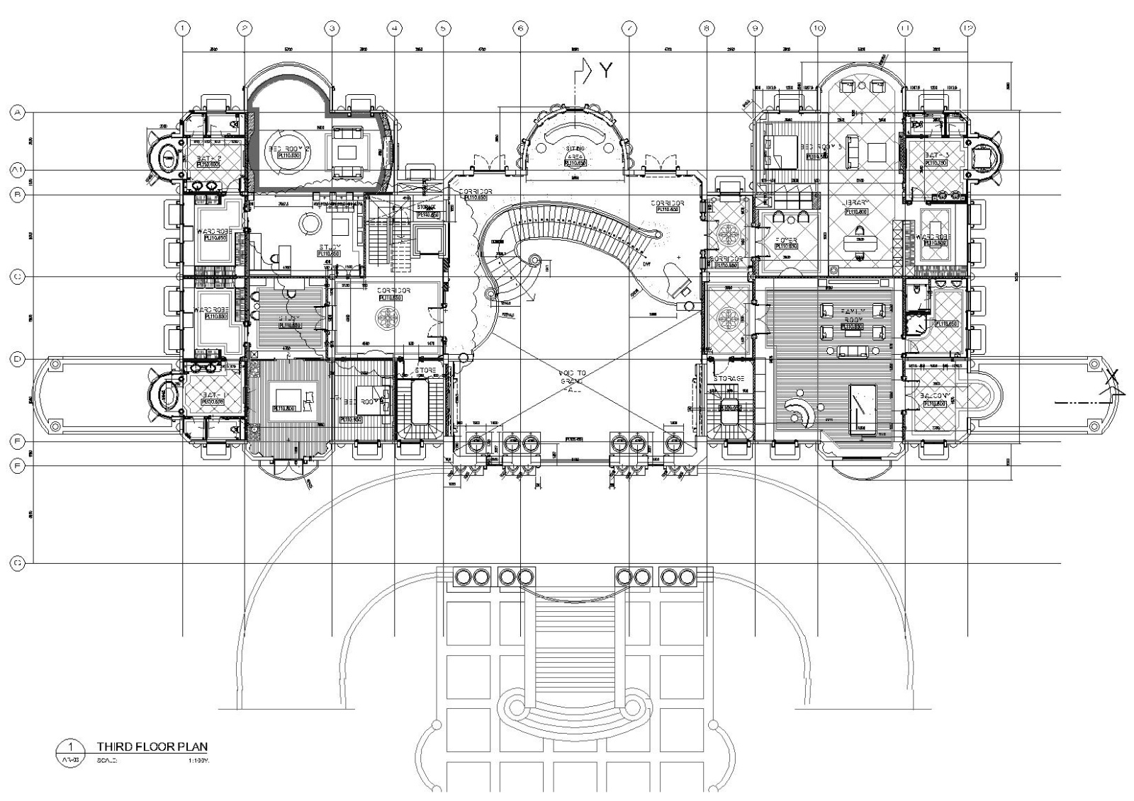 法国五层欧式独栋会所建筑施工图+实景图施工图下载【ID:160733131】