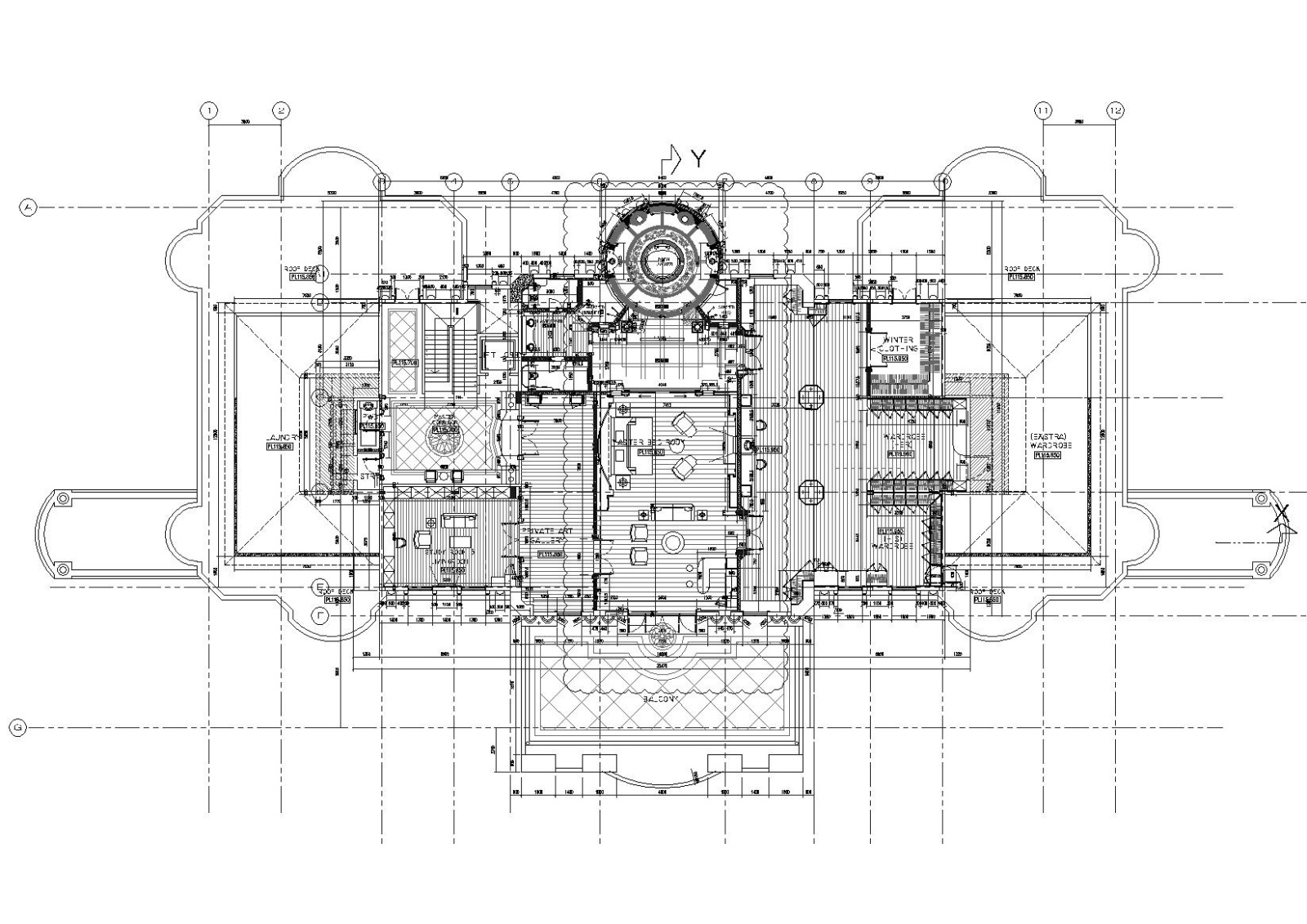 法国五层欧式独栋会所建筑施工图+实景图施工图下载【ID:160733131】