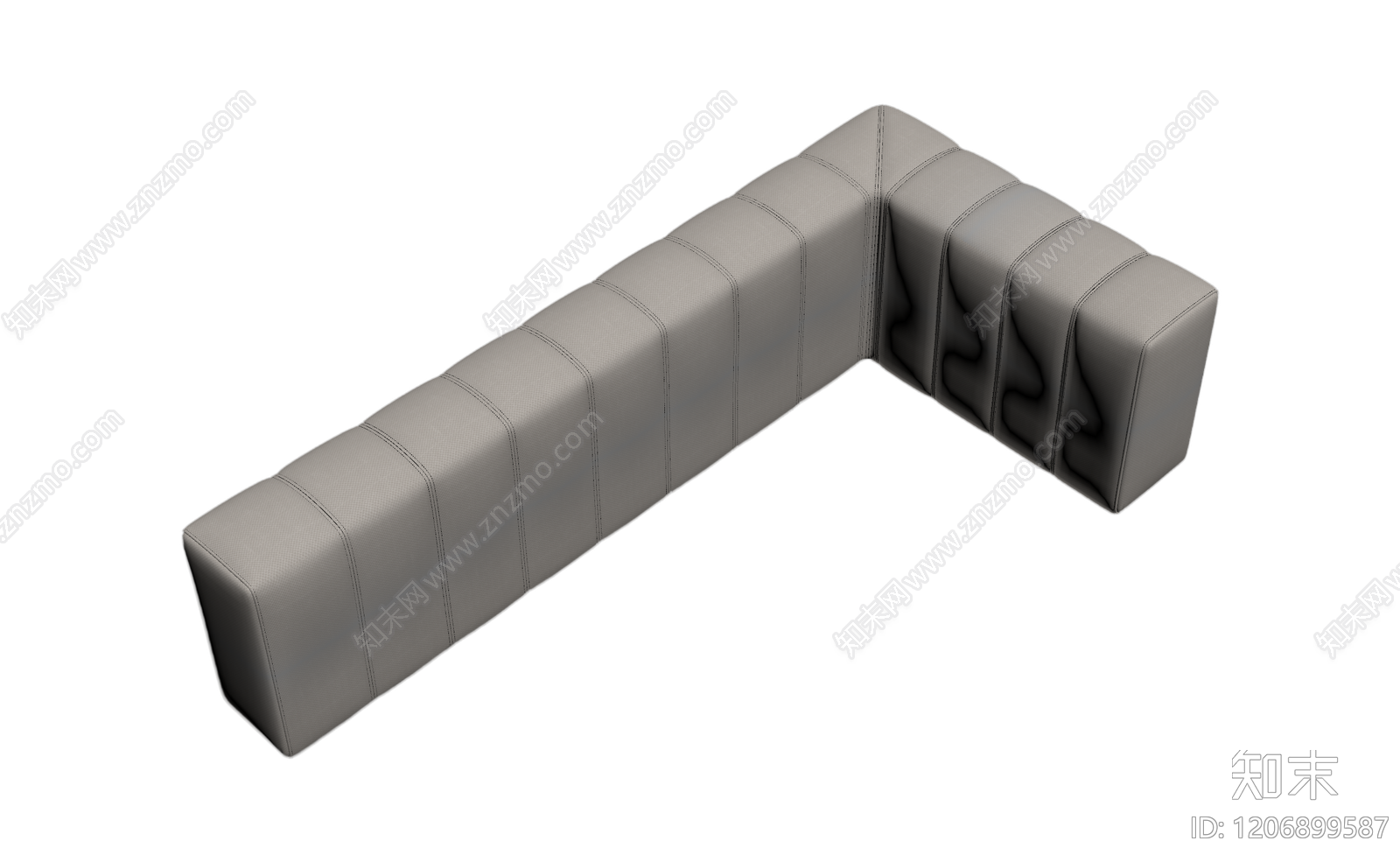 模块化沙发组件3D模型下载【ID:1206899587】
