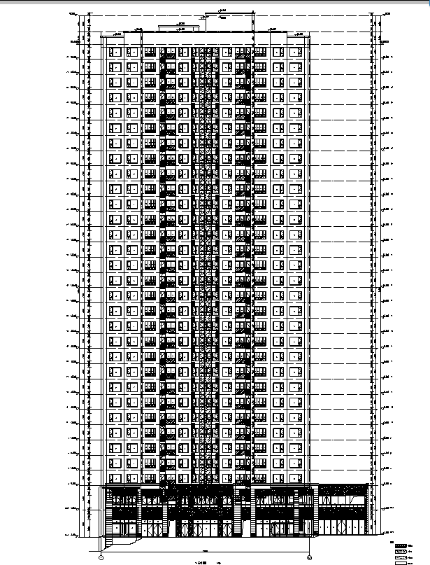 [重庆]高层万科住宅建筑终板施工图（全专业竣工图纸）施工图下载【ID:149858167】