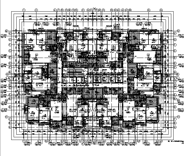 [重庆]高层万科住宅建筑终板施工图（全专业竣工图纸）施工图下载【ID:164874157】