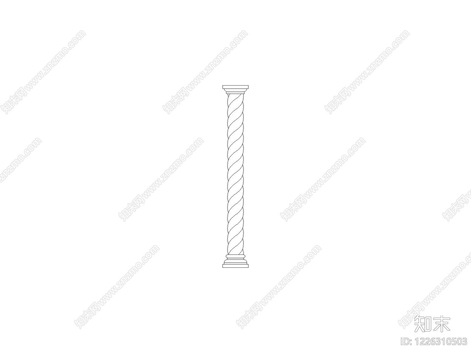 雕塑装饰构件CAD图纸
