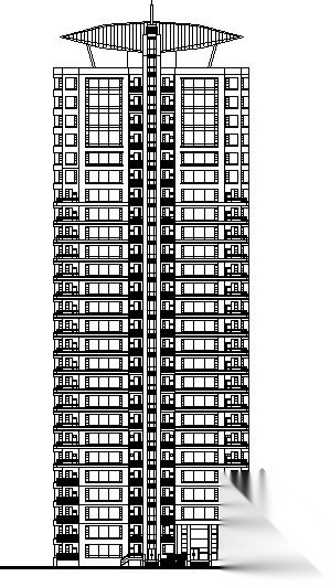 浦东某花园小区二期3、4、6号楼建筑初步图cad施工图下载【ID:166723145】