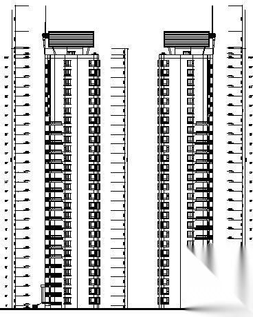 浦东某花园小区二期3、4、6号楼建筑初步图cad施工图下载【ID:166723145】