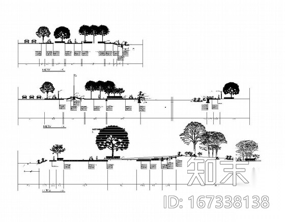 [江苏]城市公园园林绿化工程施工图施工图下载【ID:167338138】