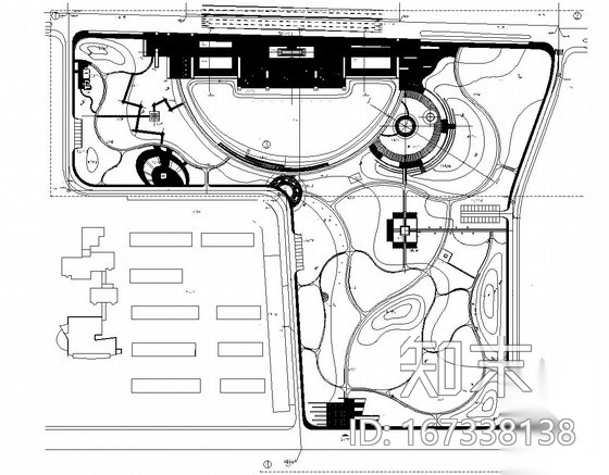 [江苏]城市公园园林绿化工程施工图施工图下载【ID:167338138】