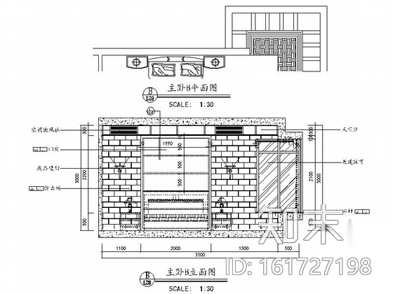 [深圳]双层别墅田园风格室内装修图（含效果图）cad施工图下载【ID:161727198】