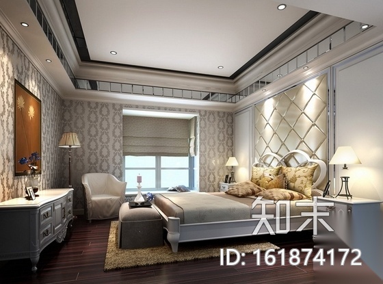 [南通]主题乐园欧式风格三居室装修图（含效果）cad施工图下载【ID:161874172】