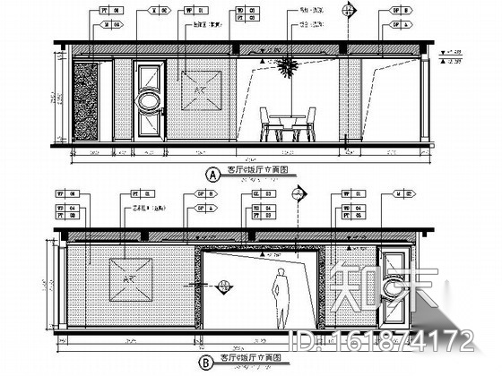 [南通]主题乐园欧式风格三居室装修图（含效果）cad施工图下载【ID:161874172】