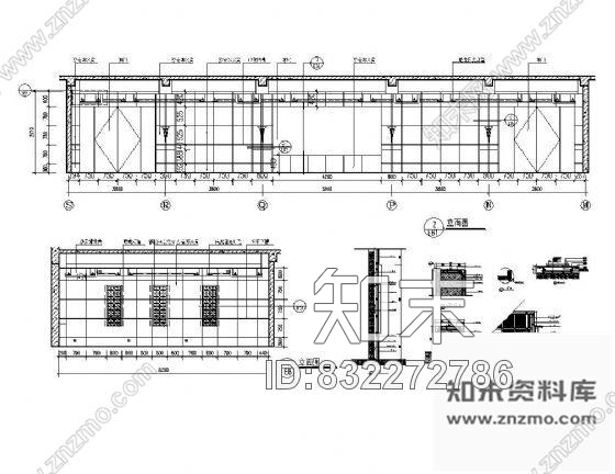 图块/节点外宾接待室墙面装饰详图cad施工图下载【ID:832272786】