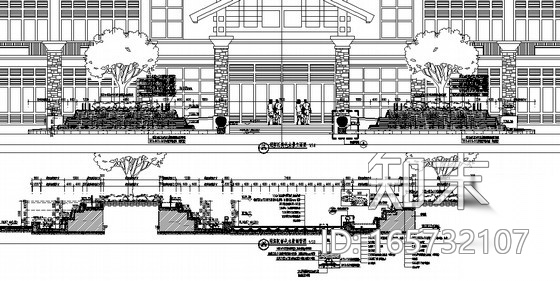 [海南]滨海居住小区园林景观全套施工图施工图下载【ID:165732107】