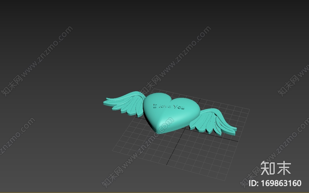 心翅膀3d打印模型下载【ID:169863160】