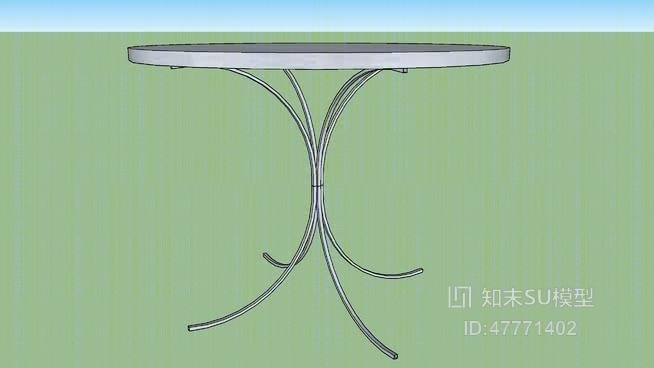 餐桌SU模型下载【ID:47771402】